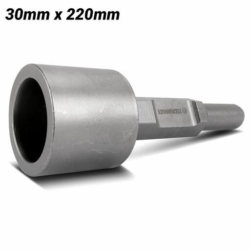 Techsmart TPHCG30 30mm x 220mm PH65A 30mm Hex Chisel Ground Star Picket Rod Driver
