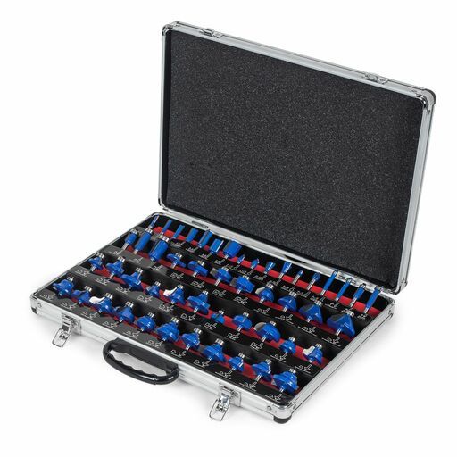 Techsmart TRBS50 50pce 1/4" Shank Router Bit Set – image 2