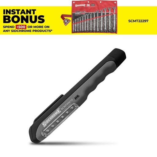 Sidchrome SCMT65010 Rechargeable Penlight