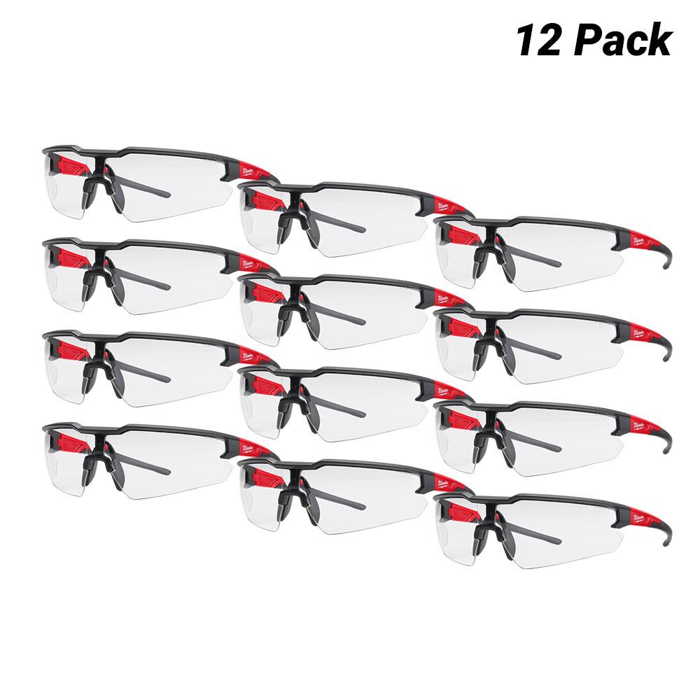 Milwaukee 48732901A 12Pack Clear Safety Glasses