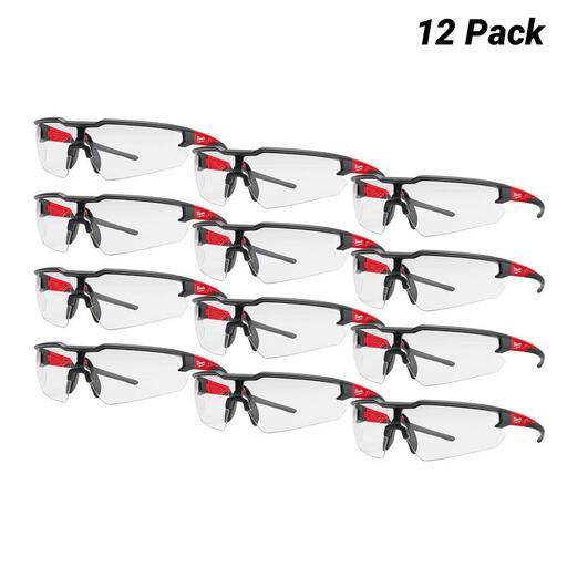 Milwaukee 48732901A 12-Pack Clear Safety Glasses