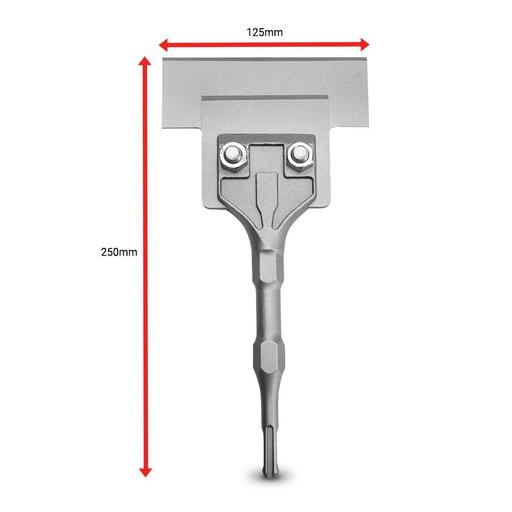 Techsmart T250PFS 250mm x 125mm SDS Plus Floor Scraper – image 2