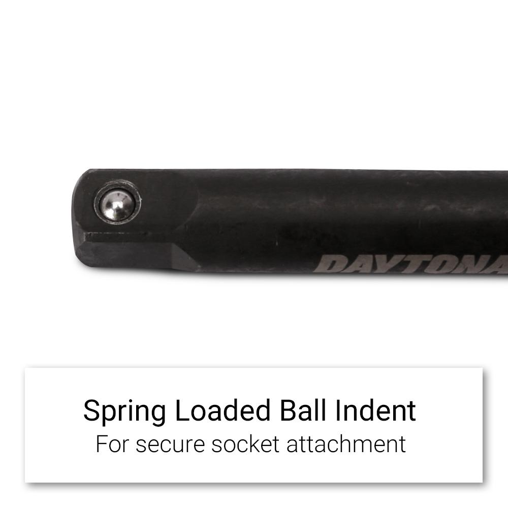 Daytona DIE123 3pce 1/2" Impact Extension Set, 75mm, 125mm, 250mm – image 3