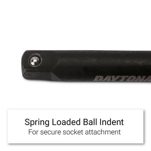 Daytona DIE123 3pce 1/2" Impact Extension Set, 75mm, 125mm, 250mm – image 3