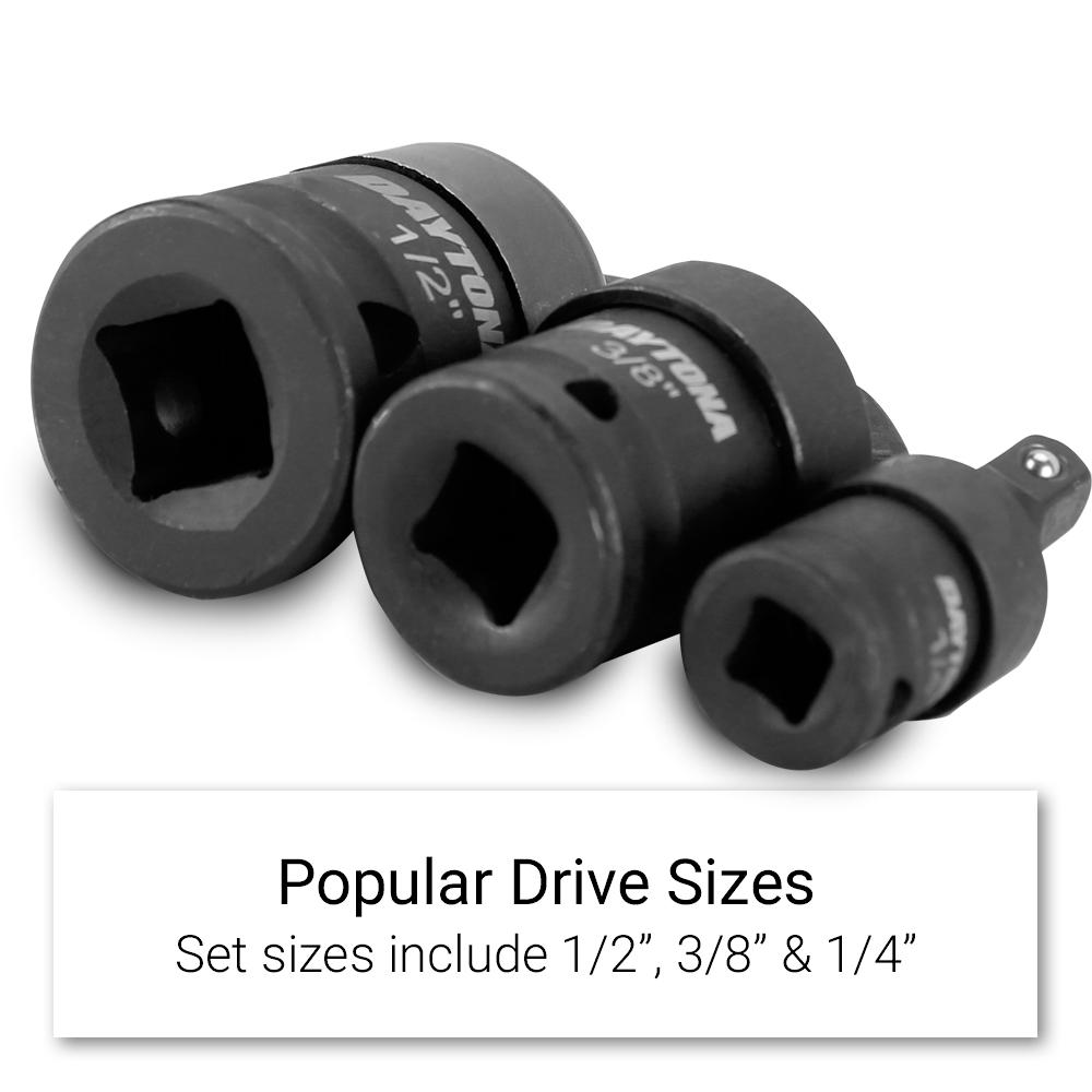 Daytona DIUJ3P 3pce Impact Universal Joint Swivel – image 3