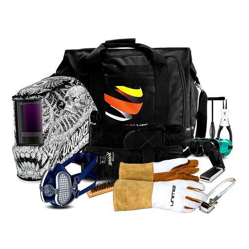 UNIMIG AK11013 Trade Series Carnage Welding Helmet Apprentice Kit + Respirator Kit