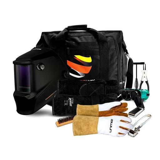 UNIMIG AK11016 Professional Series Black Helmet Apprentice Kit