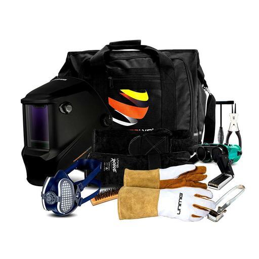 UNIMIG AK11017 Professional Series Black Helmet Apprentice Kit + Respirator Kit