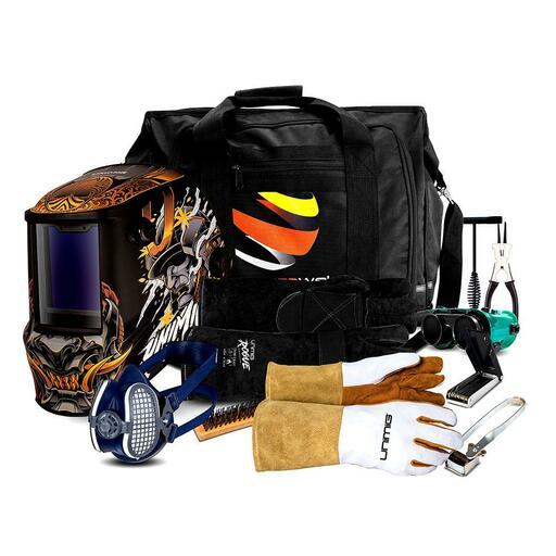 UNIMIG AK11021 Professional Series Samurai Helmet Apprentice Kit + Respirator Kit