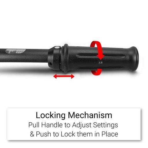Daytona DL12TW60NMWT 1/2" Drive 580mm Long Handle Window Type Torque Wrench 50-330NM – image 6
