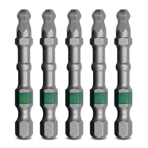 Xtorque XBP5HX50 5-Pack HEX 5 Ball Point 50mm Driver Bit Set – image 2