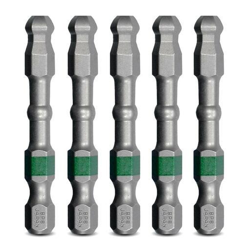 Xtorque XBP6HX50 5-Pack HEX 6 Ball Point 50mm Driver Bit Set – image 2
