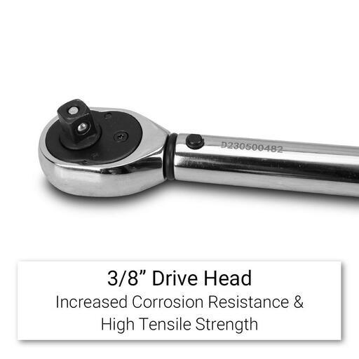 Daytona D38TW50NMWT 3/8" Drive 295mm Window Type Torque Wrench 10-50NM – image 4