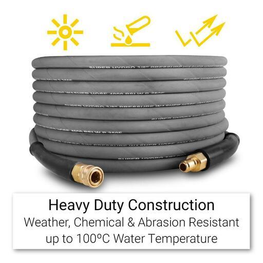 Super Hydro SHWH10 10m 3/8" High Pressure Wire Braided Hose – image 5