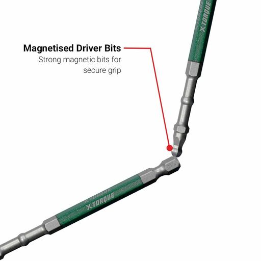 Xtorque XBP5HX75 5-Pack HEX 5 Ball Point 75mm Driver Bit Set – image 6