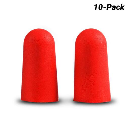 Milwaukee 48733002 10-Pack Tapered Uncorded Earplugs