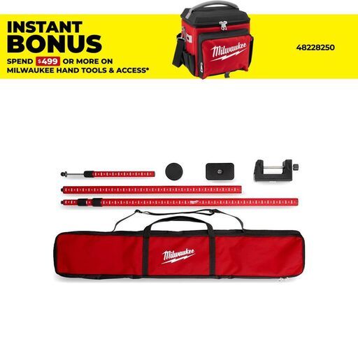 Milwaukee 48351511 3658mm (12') Telescoping Laser Pole