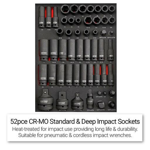 Daytona  D655PSB 655pce Mechanical Tool Set with 43" 12 Drawer Black Roller Cabinet – image 6