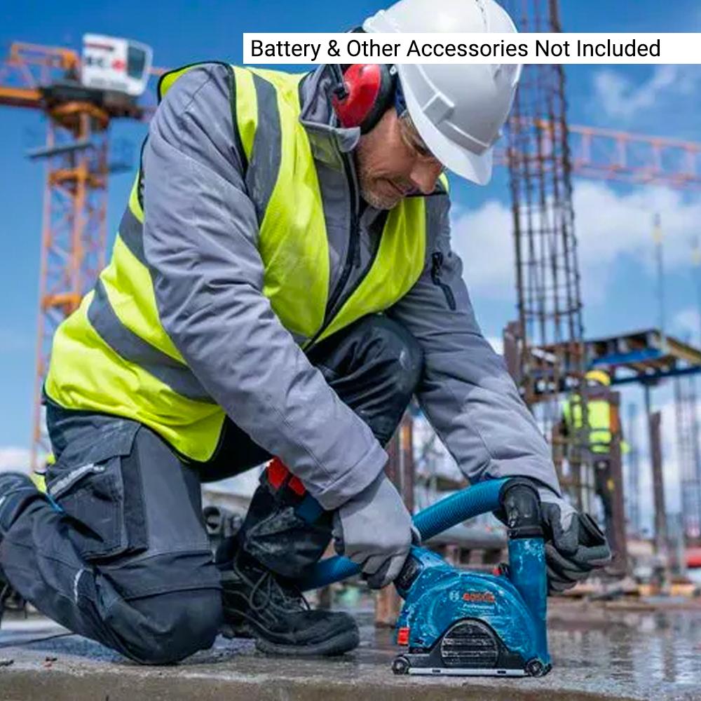 Bosch GWX 18V-15 PSC (0.601.9H6.G00) 18V Li-ion Cordless Brushless BITURBO X-LOCK 125mm (5”) Paddle Switch Angle Grinder - Skin Only – image 3
