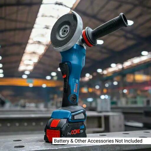 Bosch GWX 18V-15 PSC (0.601.9H6.G00) 18V Li-ion Cordless Brushless BITURBO X-LOCK 125mm (5”) Paddle Switch Angle Grinder - Skin Only – image 2