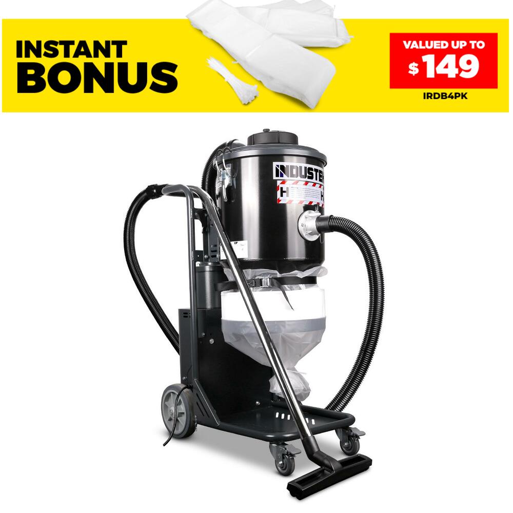 Industek IDE1200 1.2kW H-Class HEPA Vacuum Cleaner Dust Extractor