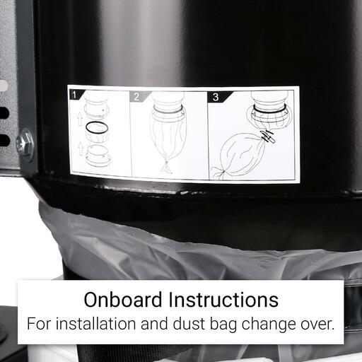 Industek IDE1200 1.2kW H-Class HEPA Vacuum Cleaner Dust Extractor – image 4