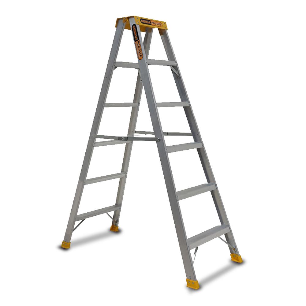 Gorilla SM006-PRO Pro-Lite 6 Step Double Sided Aluminium Ladder – image 1