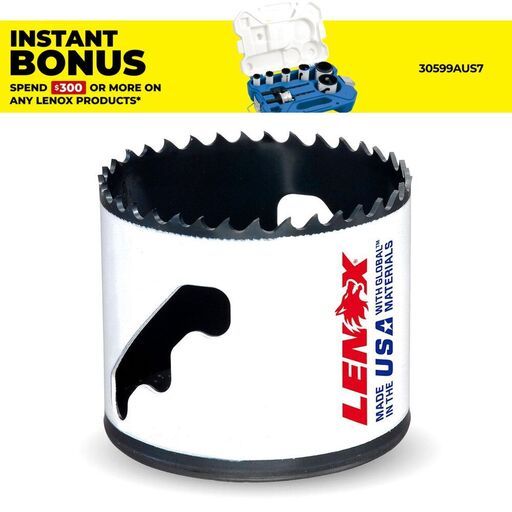 Lenox 3003838L 60mm (2-3/8") Speed Slot Bi-Metal Hole Saw 