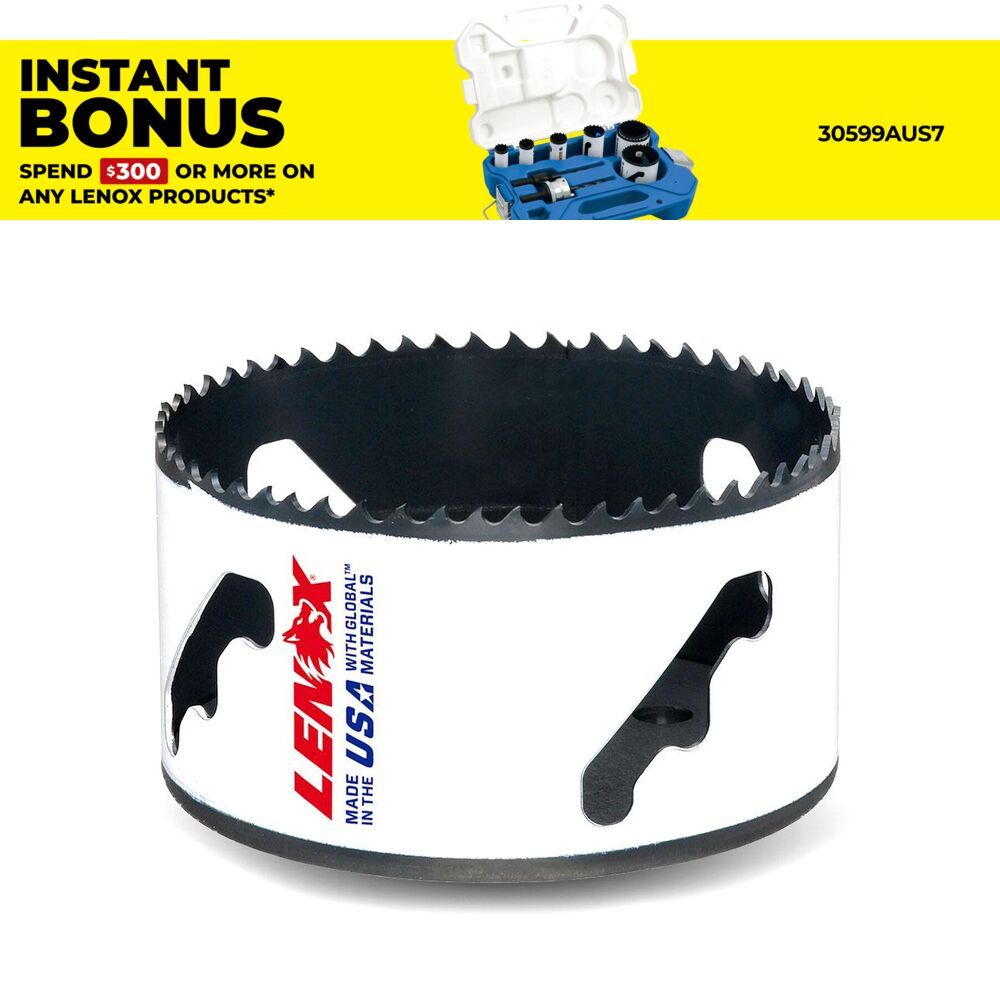 Lenox 3006060L 95mm (3-3/4") Speed Slot Bi-Metal Hole Saw  – image 1