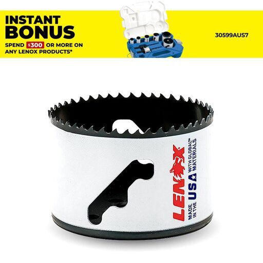 Lenox 3005050L 79mm (3-1/8") Speed Slot Bi-Metal Hole Saw 