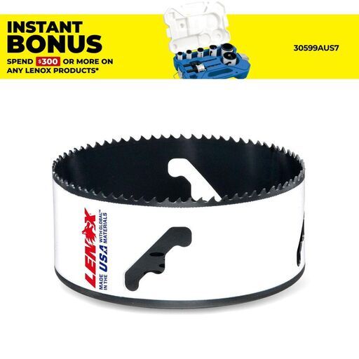 Lenox 3007676L 121mm (4-3/4") Speed Slot Bi-Metal Hole Saw