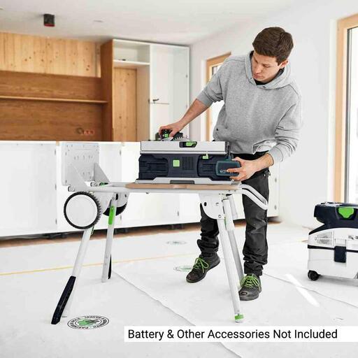 Festool CSC SYS 50 EBI Basic (576820) 36V (18V x 2)  Li-ion Cordless Brushless 168mm Systainer Table Saw - Skin Only – image 6