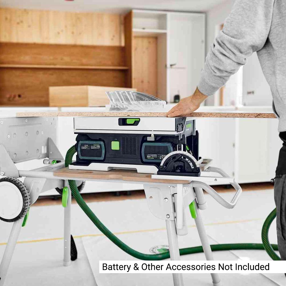 Festool CSC SYS 50 EBI Basic (576820) 36V (18V x 2)  Li-ion Cordless Brushless 168mm Systainer Table Saw - Skin Only – image 7