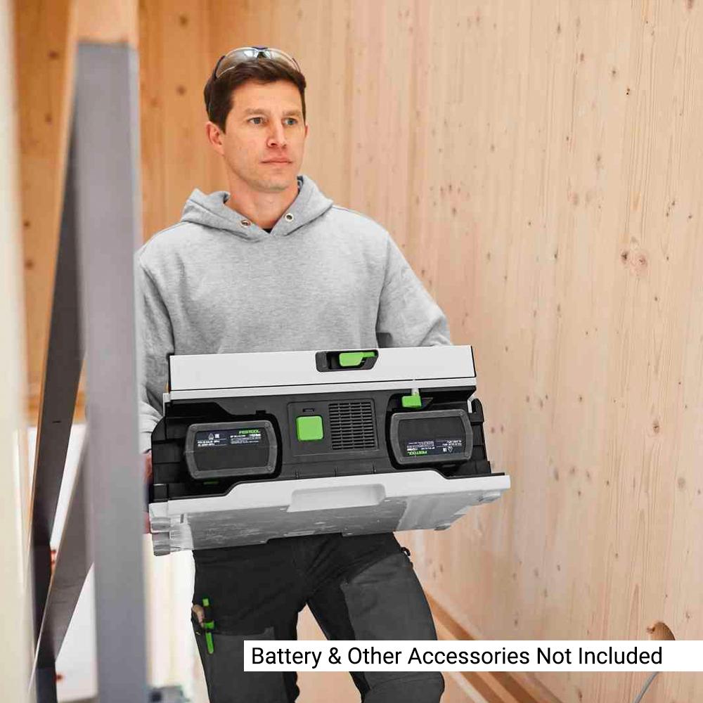Festool CSC SYS 50 EBI Basic (576820) 36V (18V x 2)  Li-ion Cordless Brushless 168mm Systainer Table Saw - Skin Only – image 5