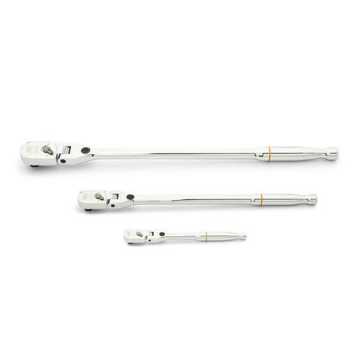 GEARWRENCH 81382 3pce 1/4", 3/8" & 1/2" Drive 120XP Locking Flex Head Ratchet Set