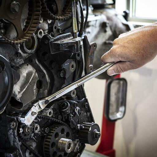 GEARWRENCH Verlängerung 3/8 Zoll – 25 Cm, Verriegelbar, Vollchromiert