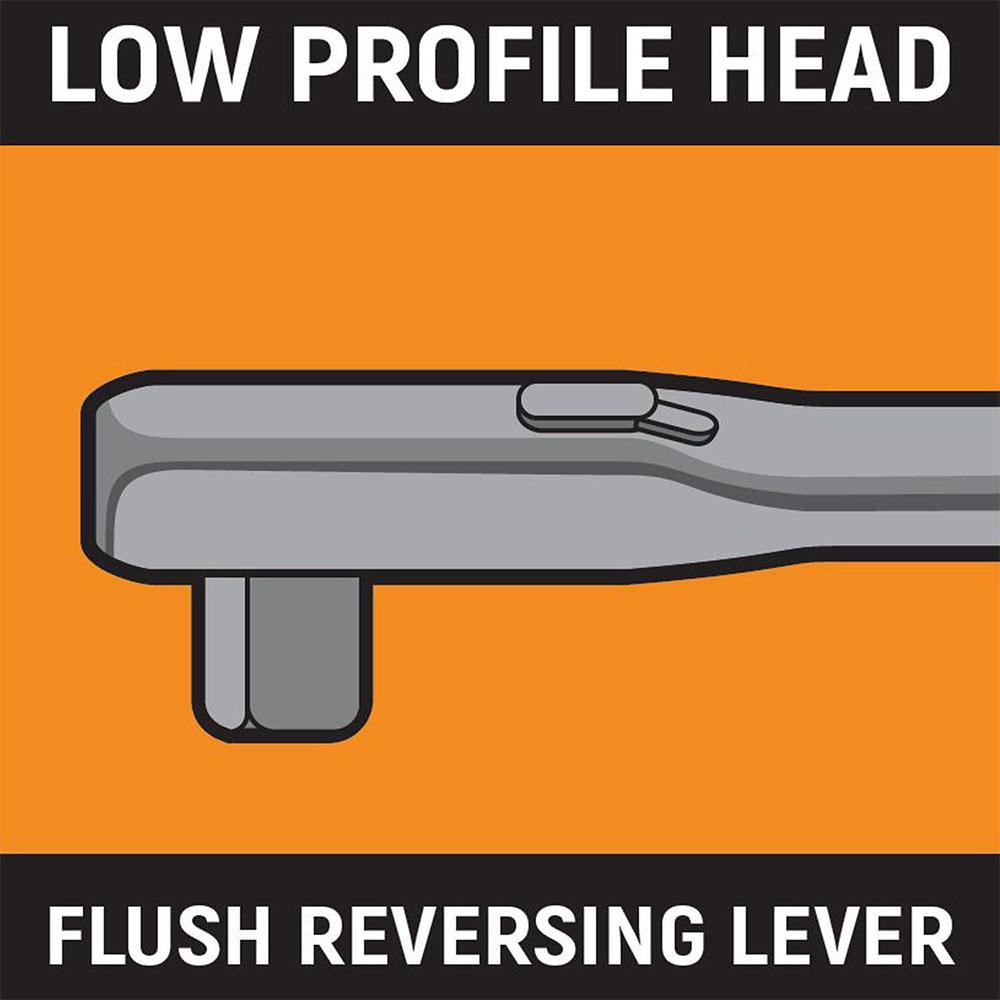 GEARWRENCH 81297 342mm 3/8" Drive 120XP Locking Flex Head Ratchet – image 7