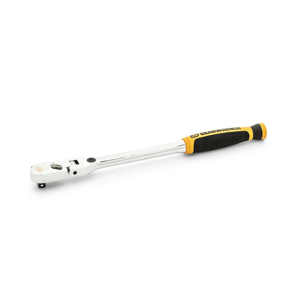 GEARWRENCH 81055 228mm 1/4" Drive 120XP Dual Material Handle Locking Flex Head Ratchet – image 1