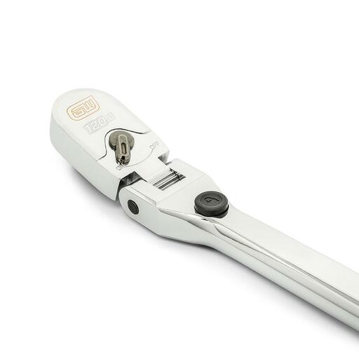 GEARWRENCH 81321 393mm 3/8" Drive 120XP Dual Material Handle Locking Flex Head Ratchet – image 4