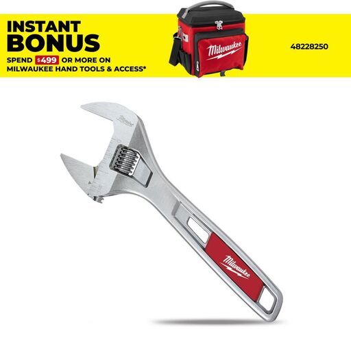 Milwaukee 48227508 203mm (8") Wide Jaw Adjustable Wrench