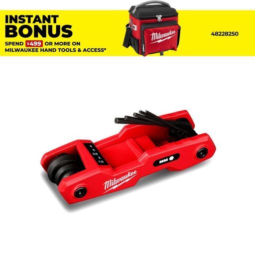 Milwaukee 48222182 8pce Metric Folding Hex Key Set