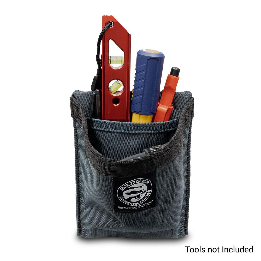 Badger Tool Belts 453010 Gunmetal Accessory Pouch