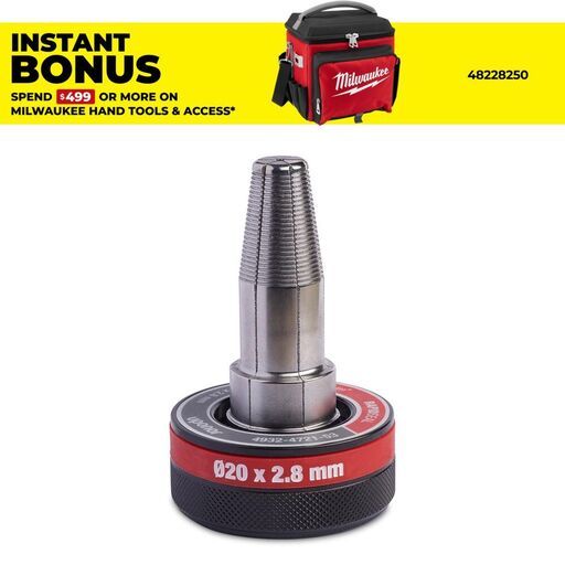 Milwaukee FPXPH20I1410 20mm 10Bar PEX Expander Head with Rapid Seal suits M12FPXP