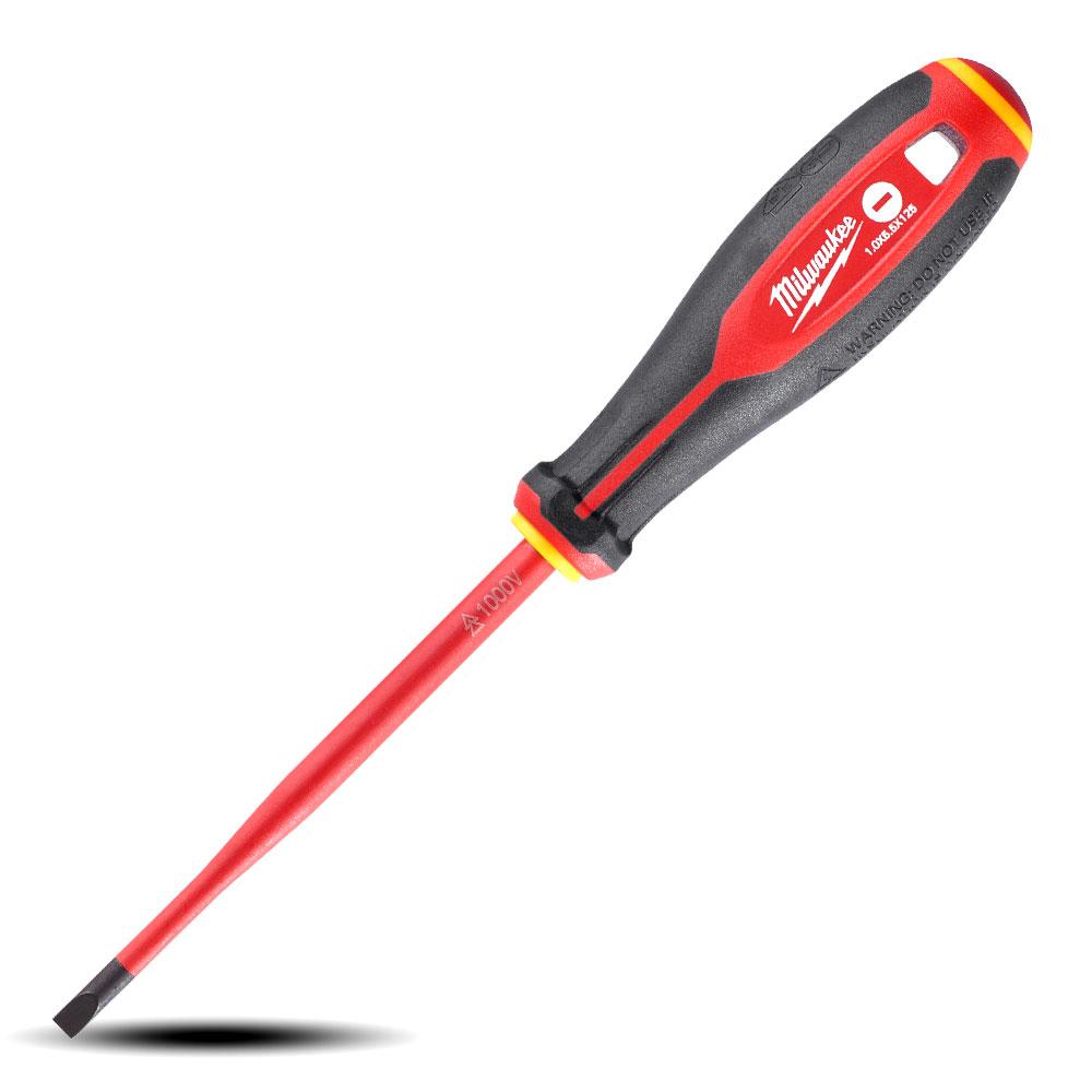 Milwaukee 4932478716 Slotted 1.0mm x 5.5mm x 125mm VDE Screwdriver – image 2