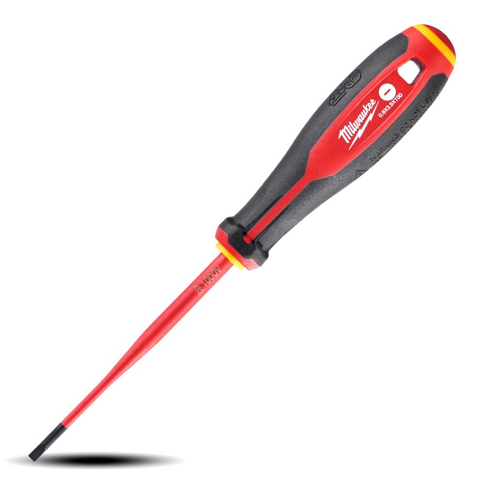 Milwaukee 4932478714 Slotted 0.6mm x 3.5mm x 100mm VDE Screwdriver – image 2
