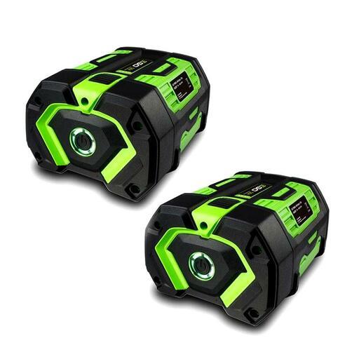 EGO BA4200T-2 56V 7.5Ah ARC-Lithium Power+ Battery Pack Including Fuel Gauge 2-Pack