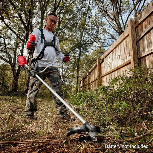 Milwaukee M18FBC0 18V Li-ion Cordless Fuel Brushcutter/Line Trimmer With Double Shoulder Harness - Skin Only – image 8