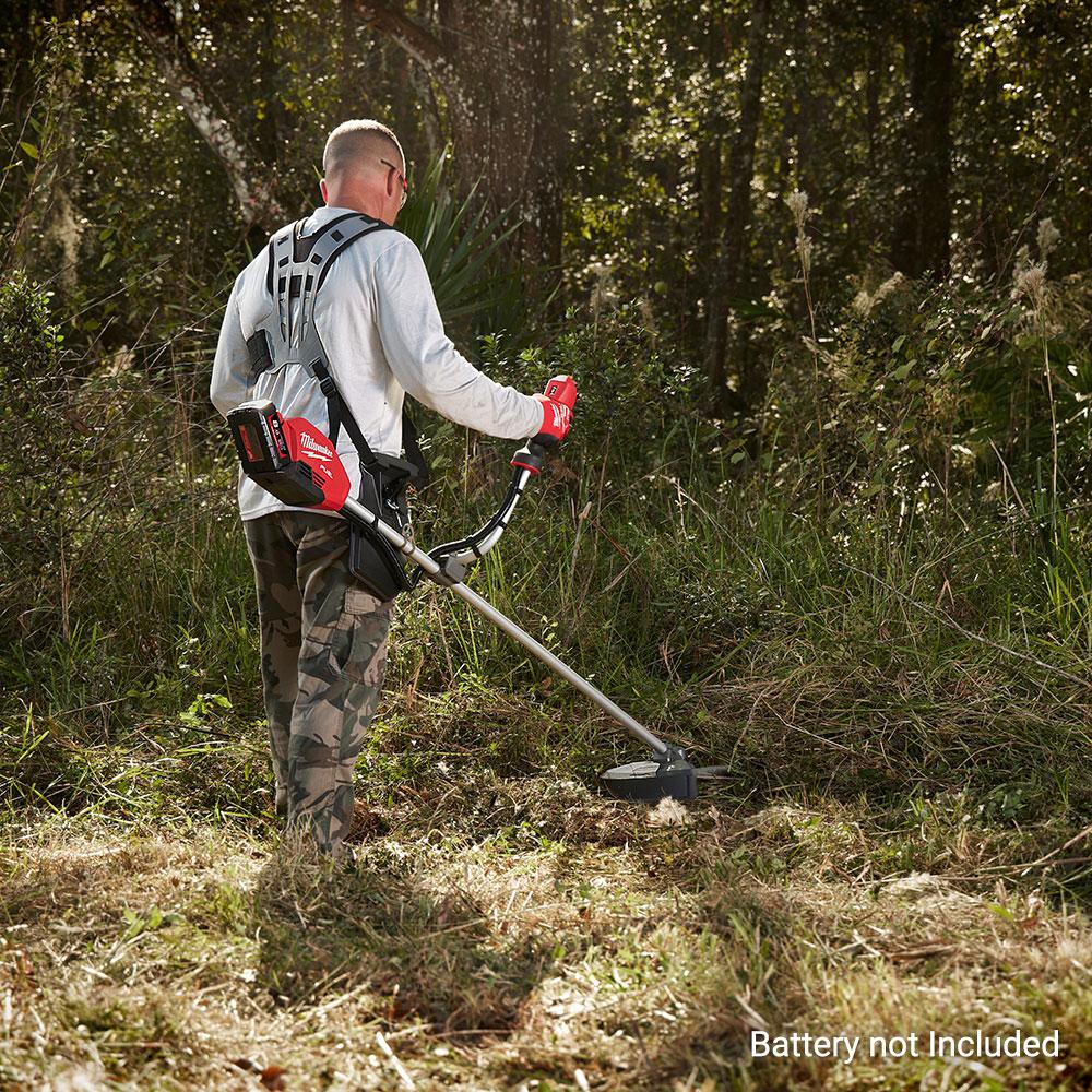 Milwaukee M18FBC0 18V Li-ion Cordless Fuel Brushcutter/Line Trimmer With Double Shoulder Harness - Skin Only – image 9