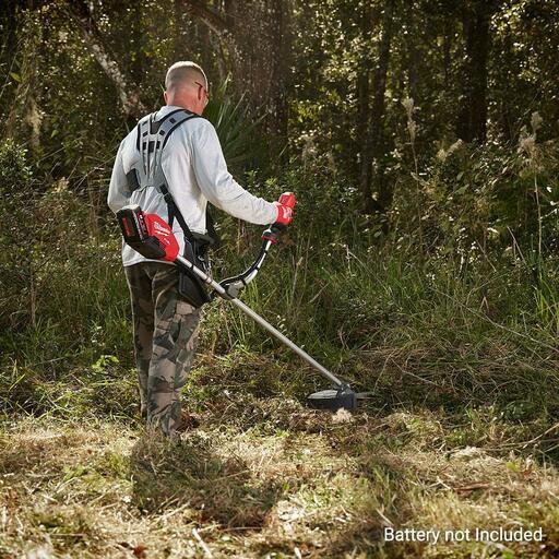 Milwaukee M18FBC0 18V Li-ion Cordless Fuel Brushcutter/Line Trimmer With Double Shoulder Harness - Skin Only – image 9