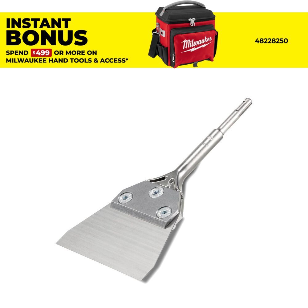 Milwaukee 48626046 245 x 125mm SDS Plus SLEDGE Floor Scraper  – image 1